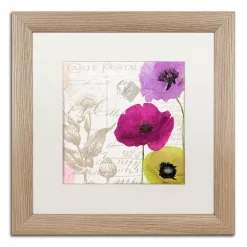 Trademark Fine Art Love Notes I Distressed Framed Wall Art