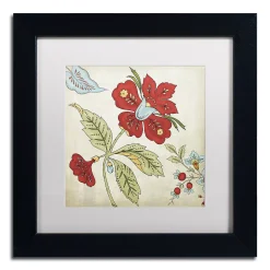 Trademark Fine Art Sasha II Black Framed Wall Art