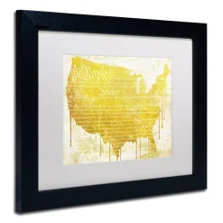Trademark Fine Art American Dream II Black Framed Wall Art -Kohl's Sales 2953119 ALT2