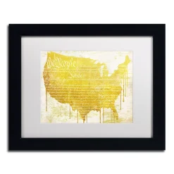 Trademark Fine Art American Dream II Black Framed Wall Art