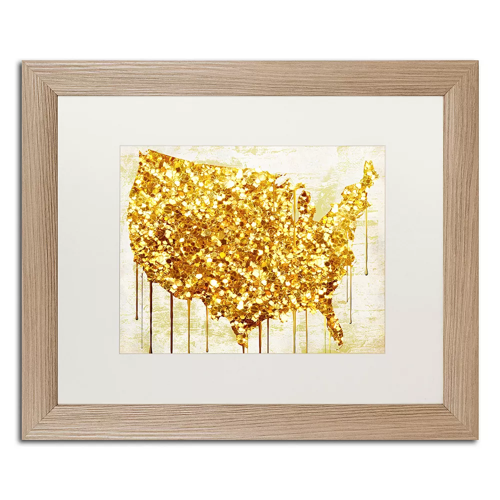 Trademark Fine Art American Dream IV Distressed Framed Wall Art 1 Trademark Fine Art American Dream IV Distressed Framed Wall Art