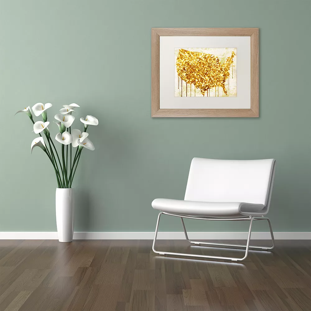 Trademark Fine Art American Dream IV Distressed Framed Wall Art 2 Trademark Fine Art American Dream IV Distressed Framed Wall Art - Image 2