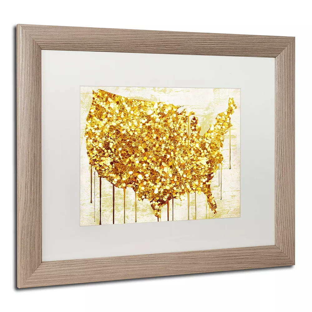 Trademark Fine Art American Dream IV Distressed Framed Wall Art 3 Trademark Fine Art American Dream IV Distressed Framed Wall Art - Image 3