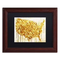 Trademark Fine Art American Dream IV Traditional Framed Wall Art