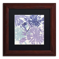 Trademark Fine Art Blue Curry II Traditional Framed Wall Art