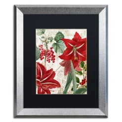 Trademark Fine Art Amaryllis "Paris" Silver Finish Framed Wall Art -Kohl's Sales 2966026 ALT3