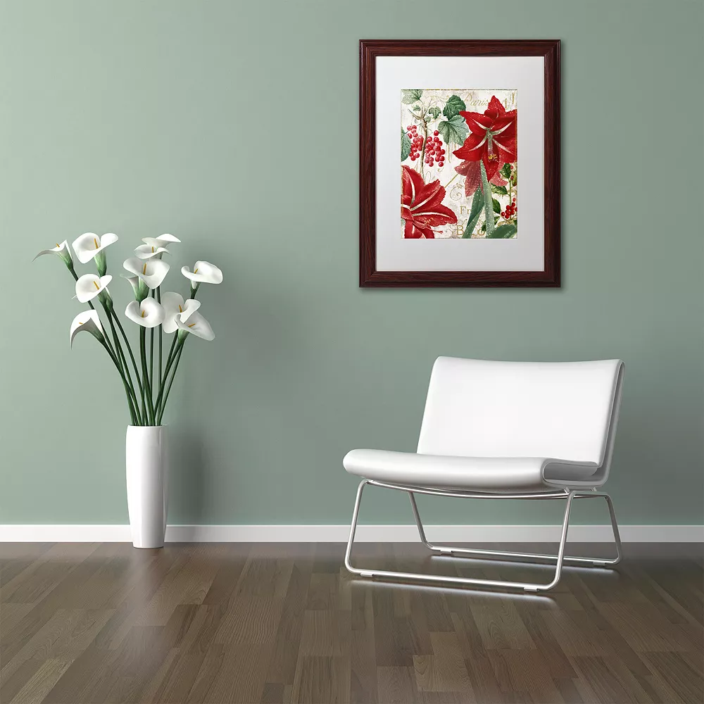 Trademark Fine Art Amaryllis "Paris" Framed Wall Art 2 Trademark Fine Art Amaryllis "Paris" Framed Wall Art - Image 2