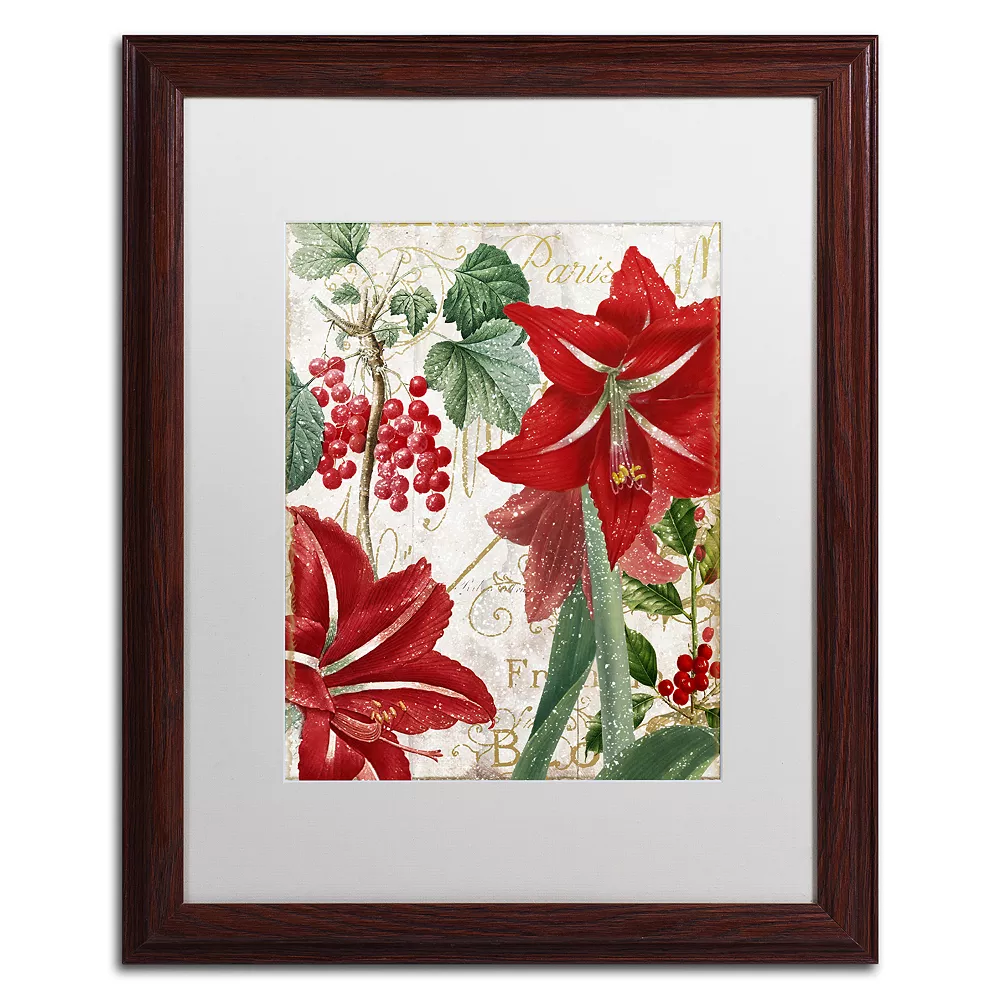 Trademark Fine Art Amaryllis "Paris" Framed Wall Art 4 Trademark Fine Art Amaryllis "Paris" Framed Wall Art - Image 4
