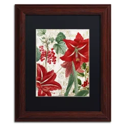 Trademark Fine Art Amaryllis "Paris" Framed Wall Art