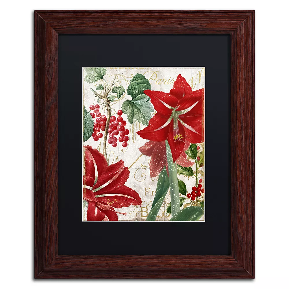 Trademark Fine Art Amaryllis "Paris" Framed Wall Art 1 Trademark Fine Art Amaryllis "Paris" Framed Wall Art