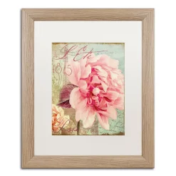 Trademark Fine Art Saisons III "Paris" Distressed Framed Wall Art