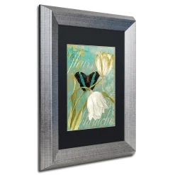 Trademark Fine Art White Tulips Silver Finish Framed Wall Art -Kohl's Sales 2971998 ALT2