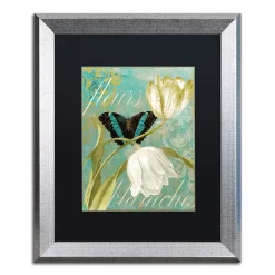 Trademark Fine Art White Tulips Silver Finish Framed Wall Art -Kohl's Sales 2971998 ALT3