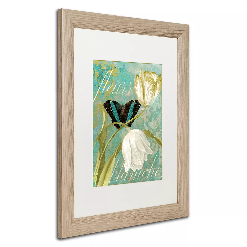 Trademark Fine Art White Tulips Distressed Framed Wall Art 3 Trademark Fine Art White Tulips Distressed Framed Wall Art - Image 3