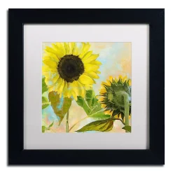 Trademark Fine Art Soleil I Black Framed Wall Art