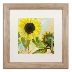 Trademark Fine Art Soleil I Distressed Framed Wall Art