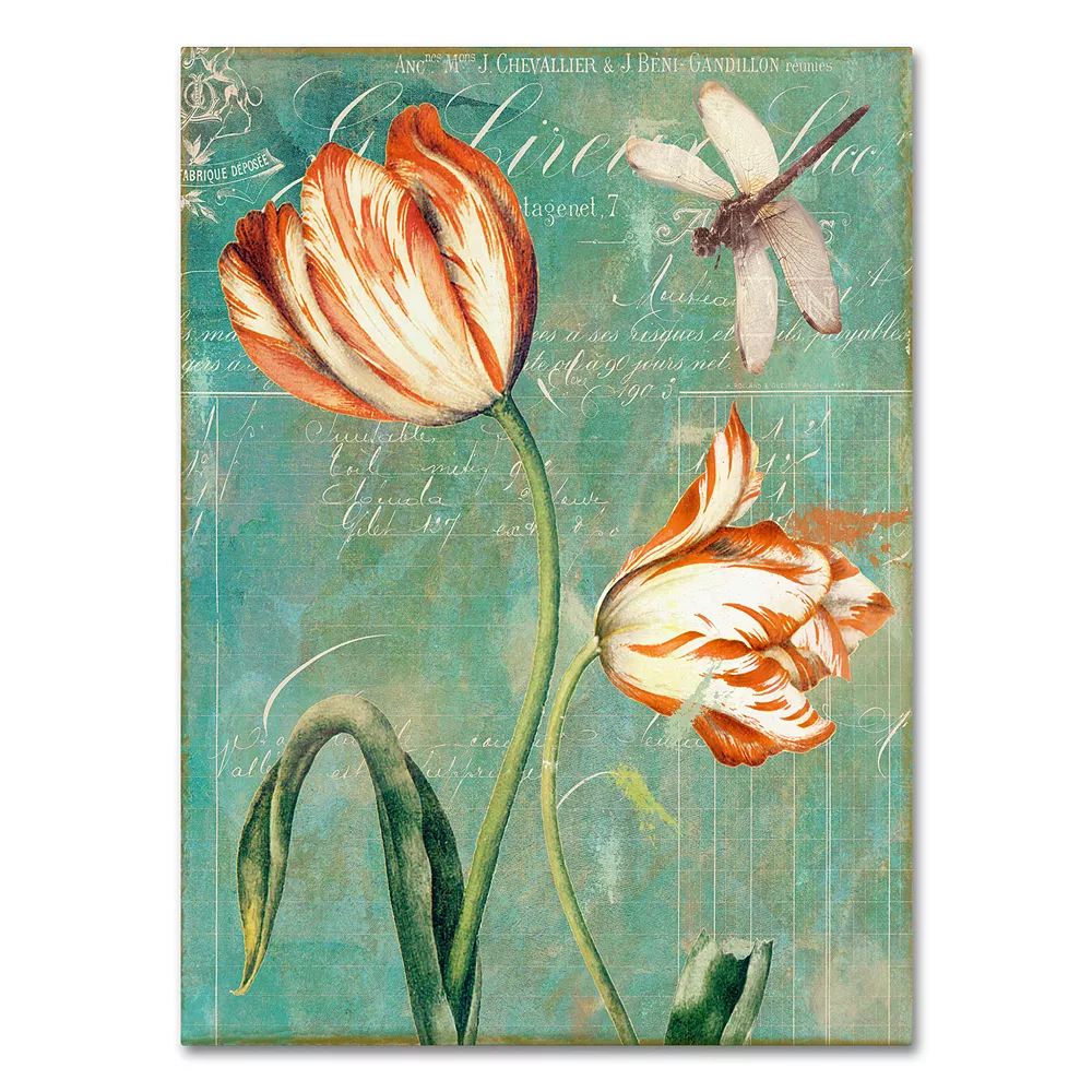 Trademark Fine Art Tulips Ablaze I Canvas Wall Art 3 Trademark Fine Art Tulips Ablaze I Canvas Wall Art - Image 3