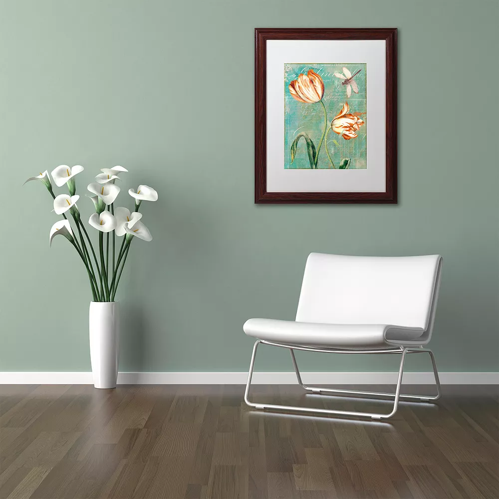 Trademark Fine Art Tulips Ablaze I Framed Wall Art 2 Trademark Fine Art Tulips Ablaze I Framed Wall Art - Image 2