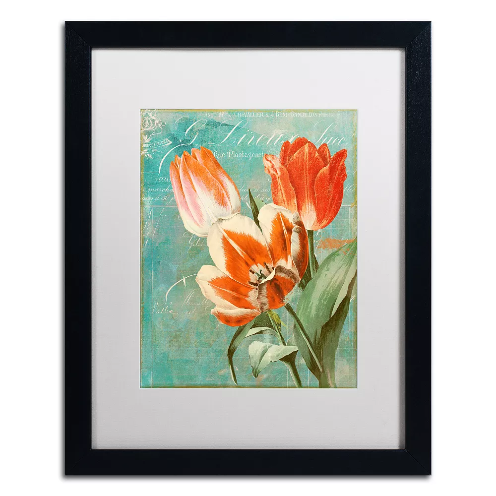 Trademark Fine Art Tulips Ablaze II Framed Wall Art 4 Trademark Fine Art Tulips Ablaze II Framed Wall Art - Image 4