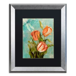 Trademark Fine Art Tulips Ablaze III Silver Finish Framed Wall Art -Kohl's Sales 2977603 ALT3