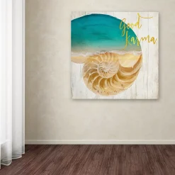 Trademark Fine Art Sea In My Hand Canvas Wall Art