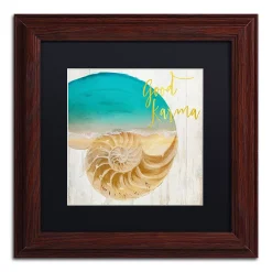 Trademark Fine Art Sea In My Hand Framed Wall Art