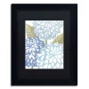 Trademark Fine Art Sea Dahlias I Black Framed Wall Art