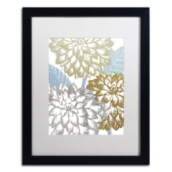Trademark Fine Art Sea Dahlias II Black Framed Wall Art -Kohl's Sales 2979230 ALT3