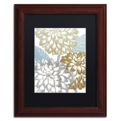 Trademark Fine Art Sea Dahlias II Framed Wall Art