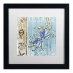 Trademark Fine Art Blue Crab I Black Framed Wall Art -Kohl's Sales 2979242 ALT3