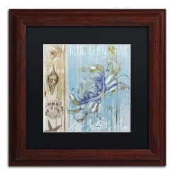 Trademark Fine Art Blue Crab I Framed Wall Art