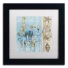 Trademark Fine Art Blue Crab II Black Framed Wall Art