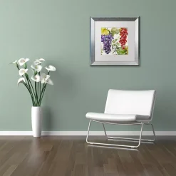 Trademark Fine Art Wines Of Paris I Silver Finish Framed Wall Art
