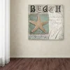 Trademark Fine Art Beach Book II Canvas Wall Art