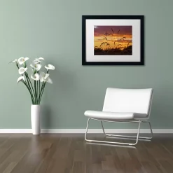 Alternative view of Trademark Fine Art Weeds Framed Wall Art