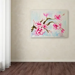 Trademark Fine Art Cherry Blossom Canvas Wall Art