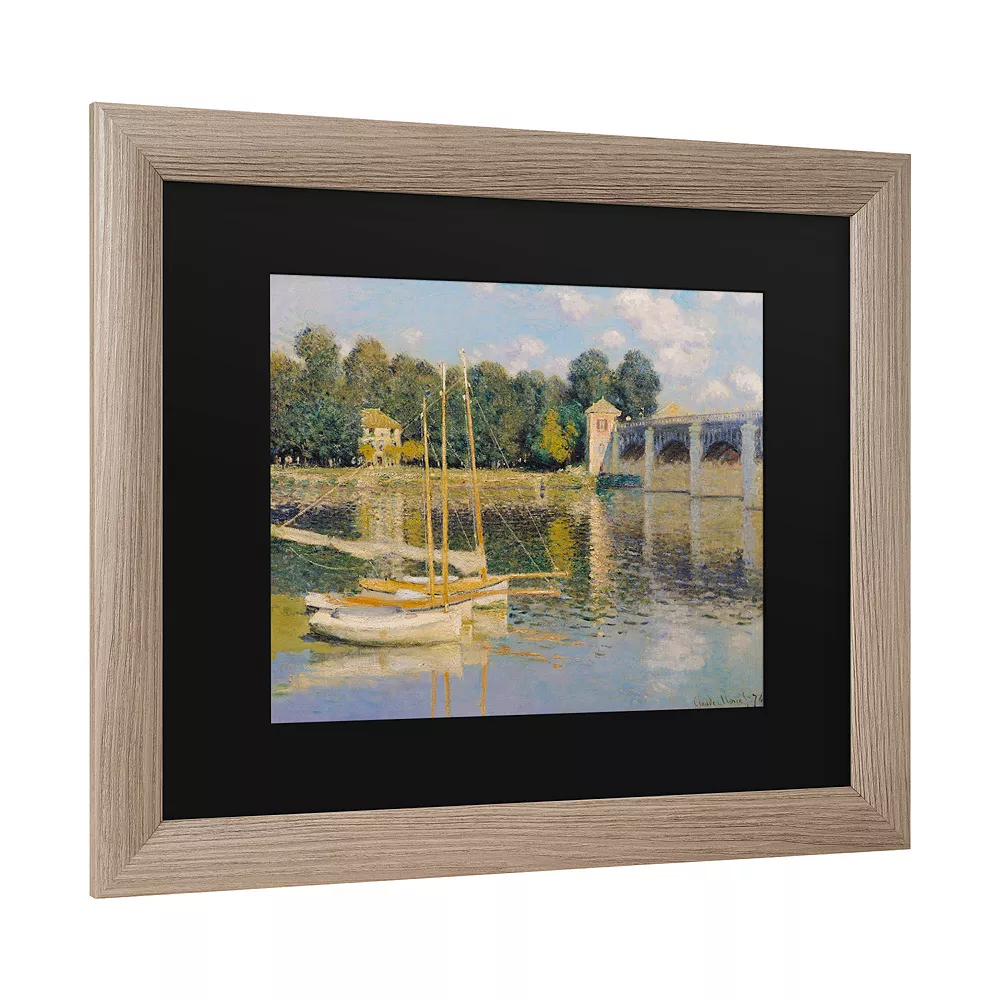 Trademark Fine Art The Bridge At Argenteuil Framed Art 3 Trademark Fine Art The Bridge At Argenteuil Framed Art - Image 3