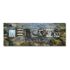 Personal-Prints Fly Fishing "Welcome" Block Wall Art
