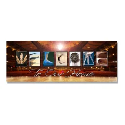 Personal-Prints Dance Ballet "Welcome" Block Wall Art