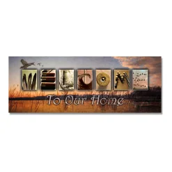 Personal-Prints "Duck Hunting - Welcome" Block Mount Wall Art