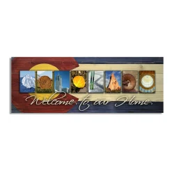 Personal-Prints "Colorado - State Welcome" Block Mount Wall Art