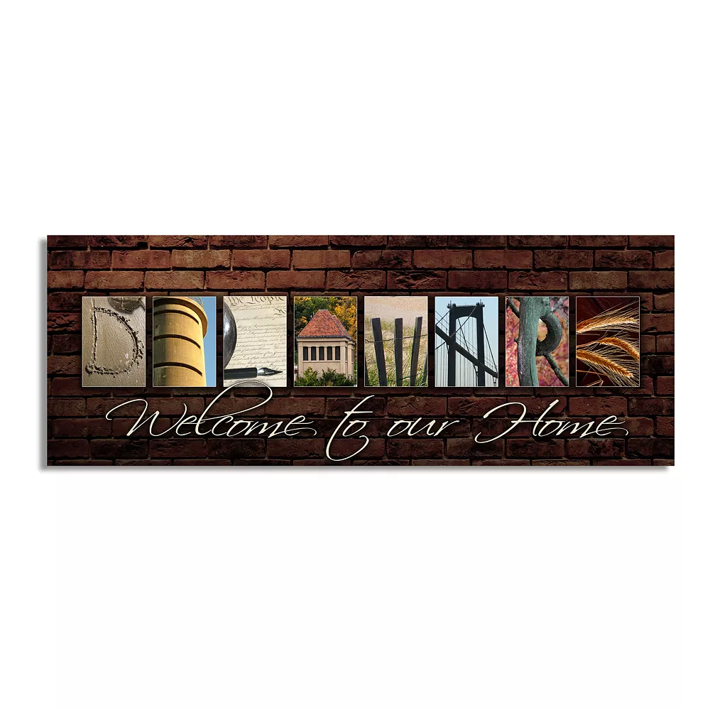 Personal-Prints Delaware "Welcome" Block Wall Art 1 Personal-Prints Delaware "Welcome" Block Wall Art