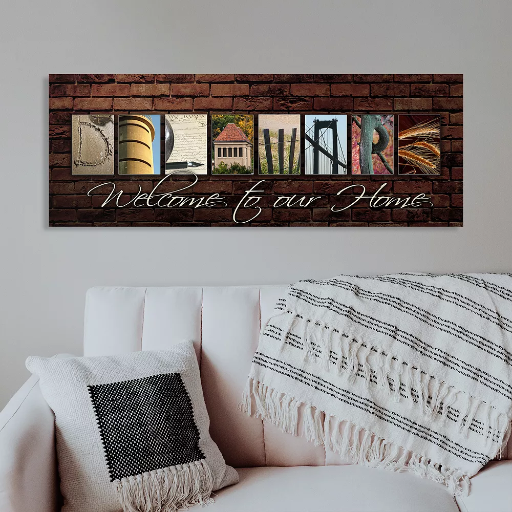 Personal-Prints Delaware "Welcome" Block Wall Art 2 Personal-Prints Delaware "Welcome" Block Wall Art - Image 2