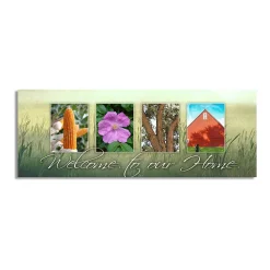Personal-Prints "Iowa - State Welcome" Block Mount Wall Art