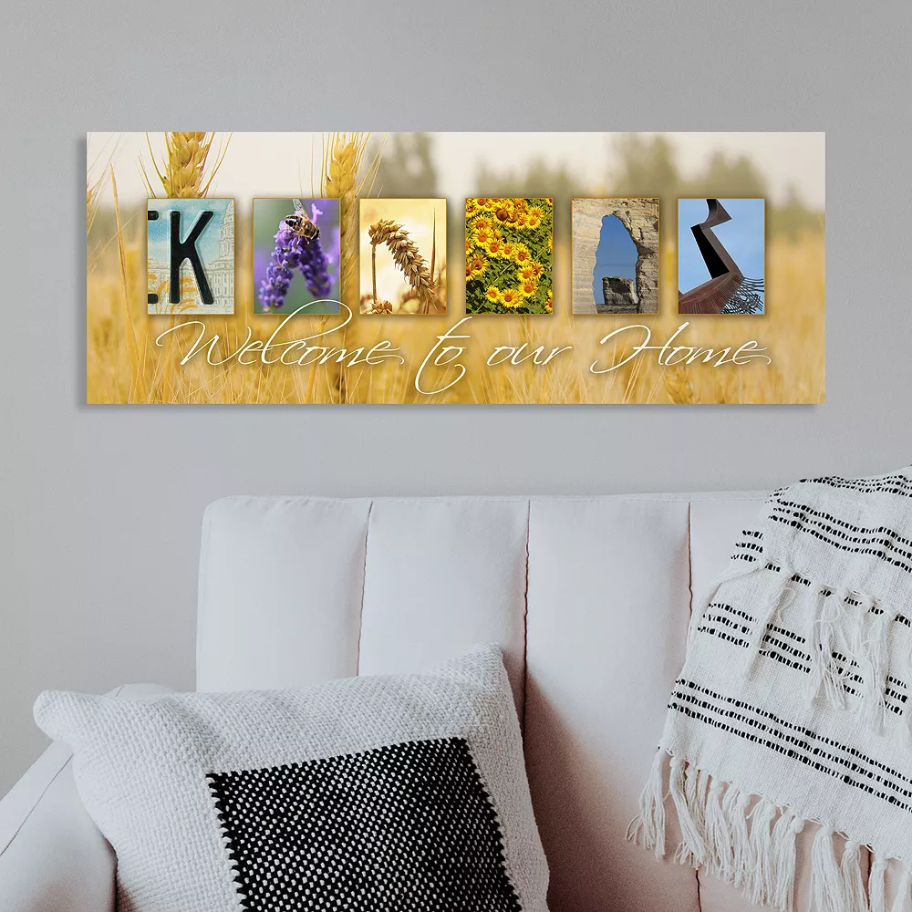 Personal-Prints "Kansas - State Welcome" Block Mount Wall Art 2 Personal-Prints "Kansas - State Welcome" Block Mount Wall Art - Image 2