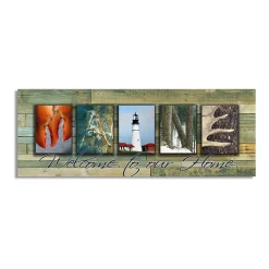 Personal-Prints Maine "Welcome" Block Wall Art