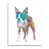Personal-Prints Boston Terrier Watercolor Wall Art