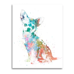 Personal-Prints Chihuahua Watercolor Wall Art