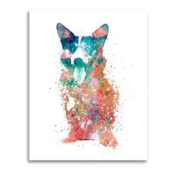 Personal-Prints Welsh Corgi Watercolor Wall Art