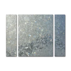 Trademark Fine Art 'Frost Pattern Sun Stars' Multi Panel Art Set